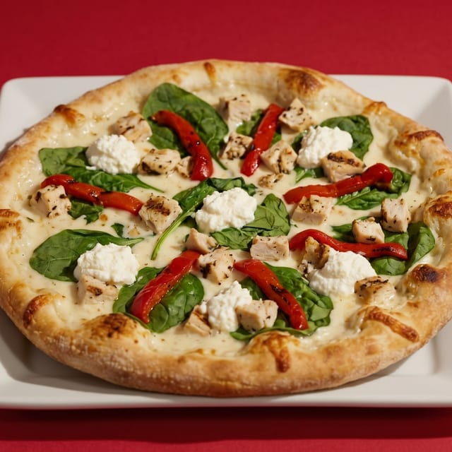 Tuscan Chicken Pizza.