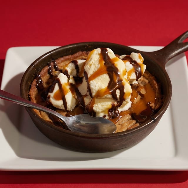 Chocolate Chip Cookie Sundae.